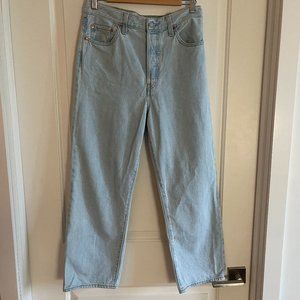 Levi's Rib Cage Straight Leg Jeans- Light Wash